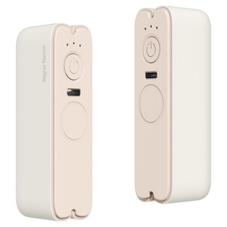 모란카노 마그네틱 휴대용 듀얼 충전식 손난로 6000mAh, 혼합색상, MHW-3000