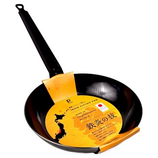 PEARL LIFE 珍珠金屬 鉄炎の技 長柄平底煎鍋 日本製 HC-1020, 1個, 22cm