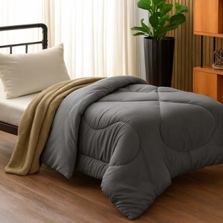 夢之語 石墨烯恆溫遠紅外線發熱被/棉被 台灣製, 灰色