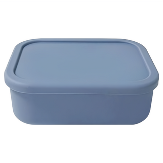 Mindea 分格便當盒 單格, 藍灰色, 1個