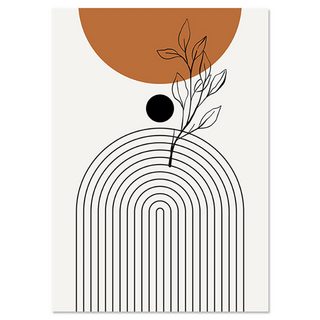 꽁꽁E몰 북유럽 모던 페인팅 코어 캔버스 인테리어 그림 액자 1 프레임포함