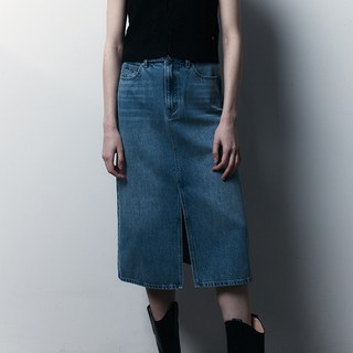 GUESS M-Tone 腰部裝飾中長牛仔裙 OP2D5950