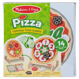Melissa&Doug 瑪莉莎 披薩配料遊戲 MD92311, 混合色, 1個
