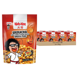 Koh-Kae 大哥 青豌豆 泰式香甜辣醬風味, 85g, 24個