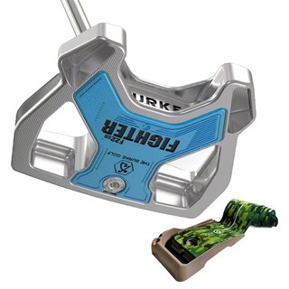 버크 제로토크 골프퍼터 실버 FIGHTER 22-CC 83.82cm(33인치) + 퍼팅매트, 3도, R