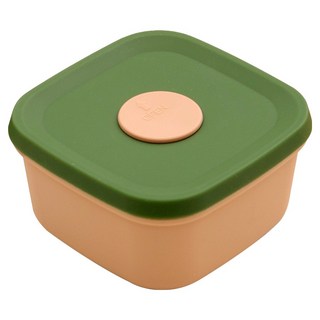 Nicoleta 矽膠冷凍飯微波爐分裝容器 300ml, 蜜桃色, 1個