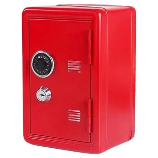 씨앤초이스 미니 캐비닛 저금통, 레드, 1개