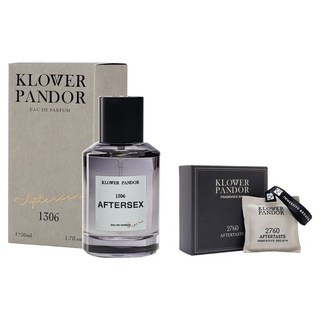 KLOWER PANDOR 台灣公司貨 輕香日常組-事後菸草香水+茶韻之時 空間香氛包, 1組