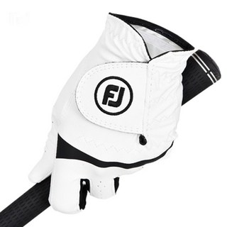 풋조이 남성용 뉴 FLX 합피 골프장갑 왼손용, 화이트, 1개