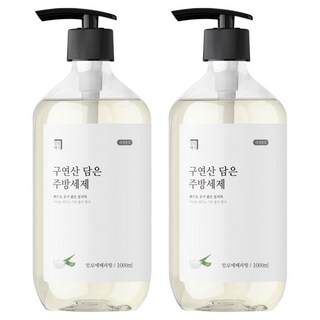 살림백서 구연산 담은 주방세제 알로에베라향, 2개, 1L