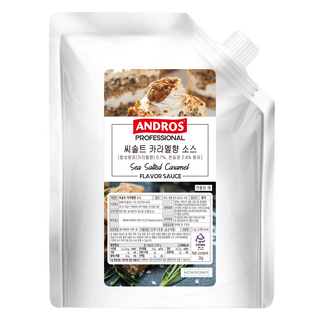 ANDROS 海鹽焦糖風味醬, 1個, 1L