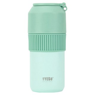 TYESO 泰碩 手搖飲寶特瓶保溫保冷不鏽鋼隨行瓶, 薄荷綠, 1個, 680ml