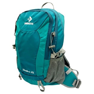 DIBOTE 迪伯特 極輕專業登山休閒背包 25L 附背架 + 防水袋, 湖綠色