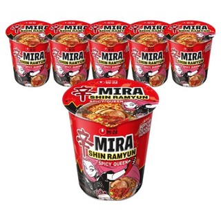 신라면 스파이시퀸 컵 65g, 6개