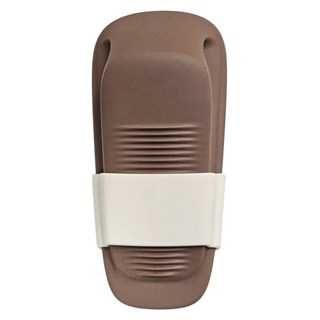 Lestar 二合一PVC防撞可收納固定門檔 深咖色, 1個