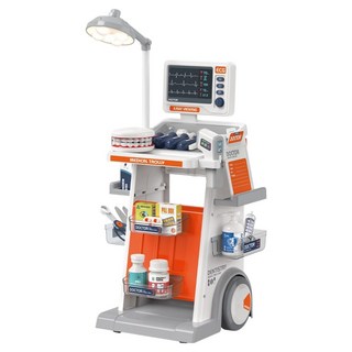 happyplay 小小醫生醫院遊戲醫生遊戲玩具豪華套組, 混合顏色, 1套