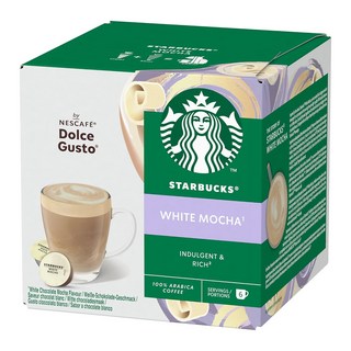 STARBUCKS 星巴克 白摩卡風味膠囊咖啡, 20.5g, 6個裝, 1組