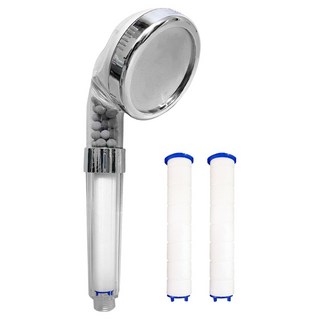 리빙이프 파워 수압 필터 샤워기 + 필터 2p 세트, 혼합색상, 1세트