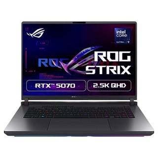 에이수스 2025 ROG 스트릭스 G16 코어Ultra9 인텔 14세대 지포스 RTX 5070, G615LP-S5180W, WIN11 Home, 32GB, 1TB, 이클립스 그레이