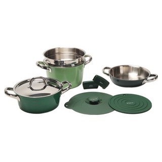 allevo D'edge 電磁爐透明彩色鍋具8件組, 1套