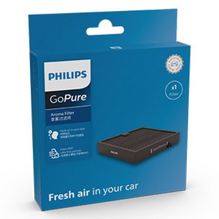 필립스 고퓨어 공기청정기 향기필터 페이퍼백, 블랙, GAF120