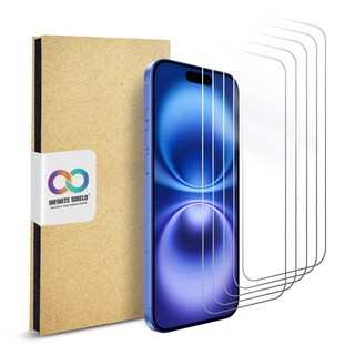 인피니트쉴드 하이퍼 글래스 2.5D 강화유리 휴대폰 액정보호필름 5p 세트, 1세트