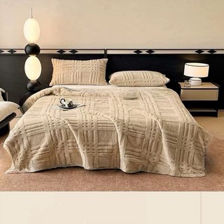 NATURALLY JOJO 塔芙絨幾何玩色毯