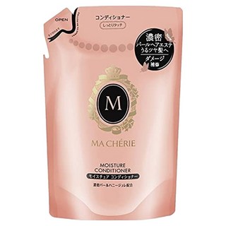 MA CHERIE 瑪宣妮 蜜桃珍珠潤髮乳 絲潤感 補充裝, 1個, 380ml