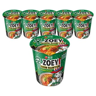 신라면 햄버거컵 65g, 6개