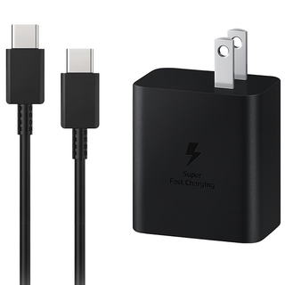 DTAudio 三星專用充電器 45W + 2米快充線, 黑色, 1套