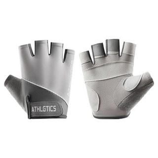 순잠 얇고 통기성 좋은 피트니스 아웃도어용 스포츠 장갑 양손 세트, 그레이, 1세트