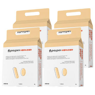 paipet 木薯豆腐混砂, 2kg, 4包, 綿柔奶香