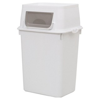 Living Smile 簡易按壓式大容量分類回收桶 垃圾桶 60L, 白色大理石