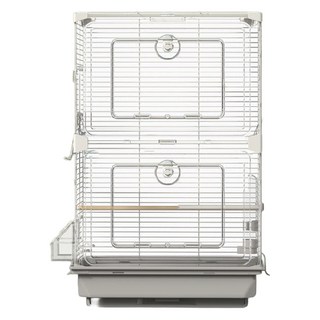 PET'S HANDLER 費洛雙層鸚鵡籠 40 x 28 x 63 cm LY-204, 1個, 灰色