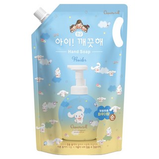 아이깨끗해 시나모롤 핸드워시 파우더향 리필, 1.8L, 1개