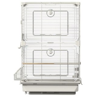 PET'S HANDLER 鸚鵡雪貂雙層籠 40 x 28 x 63 cm LY-204, 1個, 白色