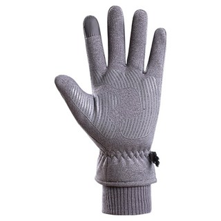 마켓에이 한겨울 따듯 등산 스키 장갑 양손착용 세트, 그레이, 1세트