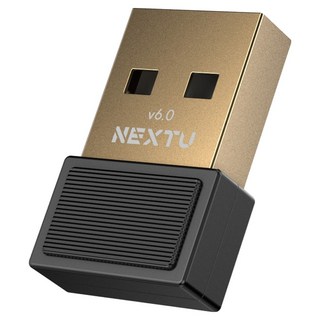 NEXTU 블루넥스 USB 블루투스 동글 6.0 무선 어댑터, 블랙, 1개, 609BT