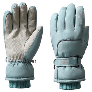 마켓에이 스포츠 베이직 방수 스키 장갑 양손착용 세트, 블루, 1세트