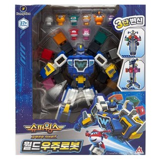 슈퍼윙스 월드우주로봇, 혼합색상, 1개
