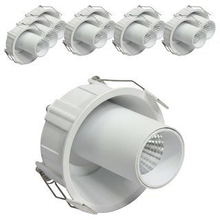 vittz COB 圓筒型崁燈 8W 75mm, 燈泡色, 10個