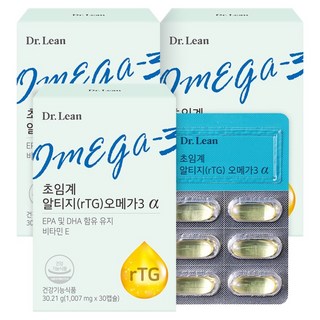 닥터린 초임계 알티지 오메가3 알파 30.21g, 30정, 3개