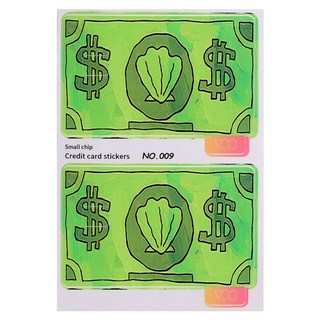 투데이리빙 리무버블 카드 스티커 CD_OST_AL090E, 카툰달러, 1개