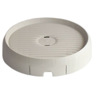 네이처안 숨은바퀴 저수형 트레이 이동식 화분받침대 원형, 아이보리, 1개