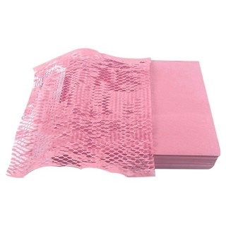 Underboss 蜂巢牛皮紙包裝用緩衝紙 粉紅色 30入, 1個
