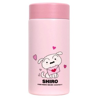 MTuTU 萌兔兔 蠟筆小新 316口袋小巧保溫瓶, 粉色, 1個, 300ml