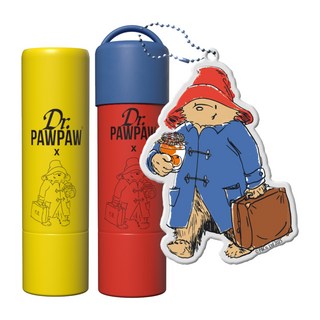 Dr.PAWPAW 柏靈頓熊 雙味隨身2件組(英國木瓜霜 護唇膏 Paddington), 4g, 1個, 透明色/果香 + 草莓果醬