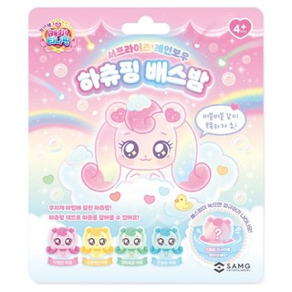 Catch Teenieping 兒童驚喜彩虹哈啾萍沐浴球, 1個, 80g