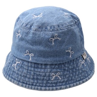 MUXUEBABY 嬰幼兒用蝴蝶結牛仔漁夫帽
