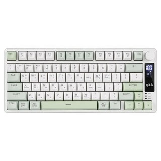 지클릭커 사일런스 M 78키 풀윤활 방수 무소음 블루투스 게이밍 무선 텐키리스 키보드, Greenwich, WK50, 제조사축